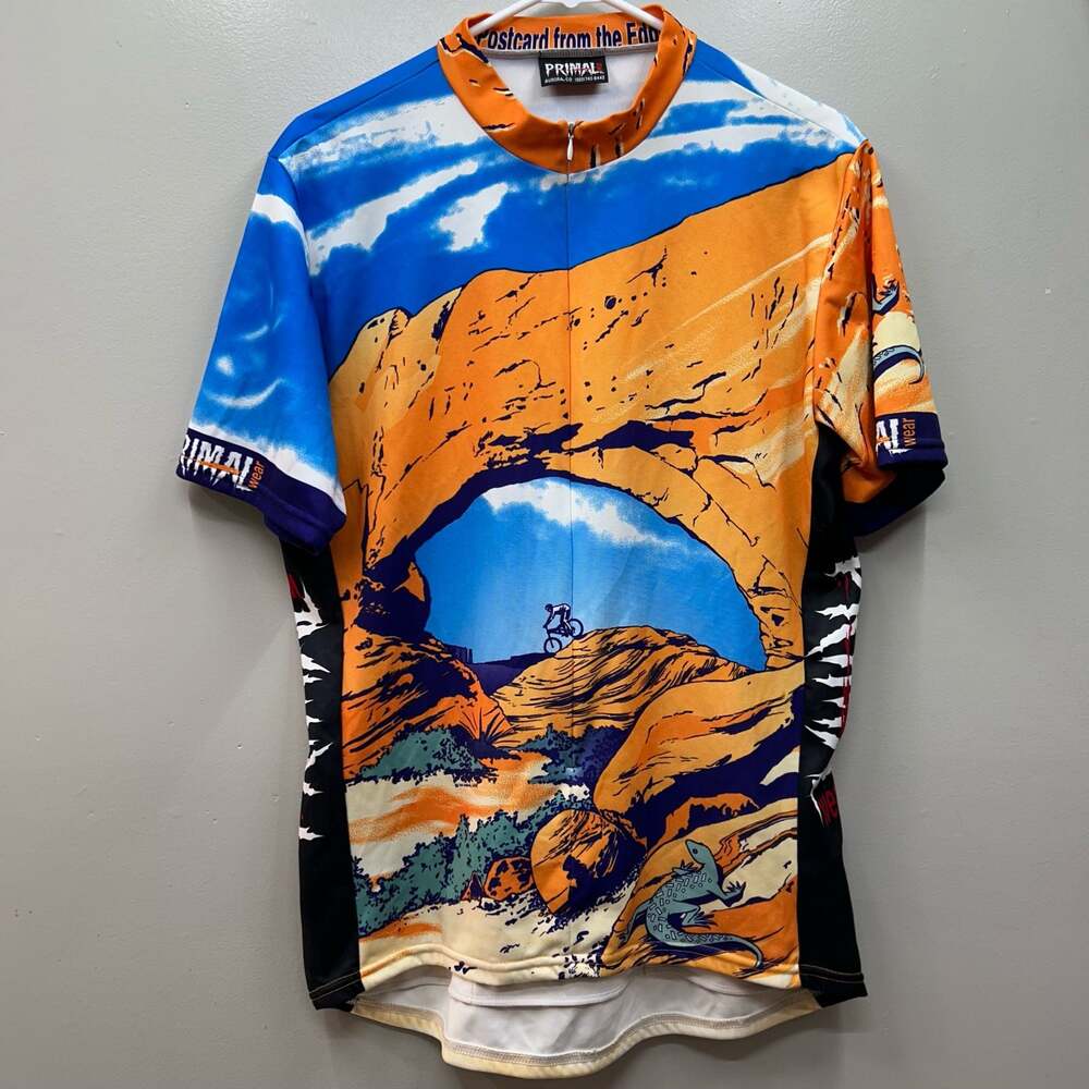 Primal Wear Moab Utah Postcard from the Edge Arches Cycling Jersey
